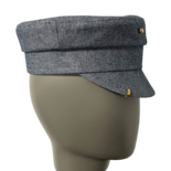 Denim baker boy cap