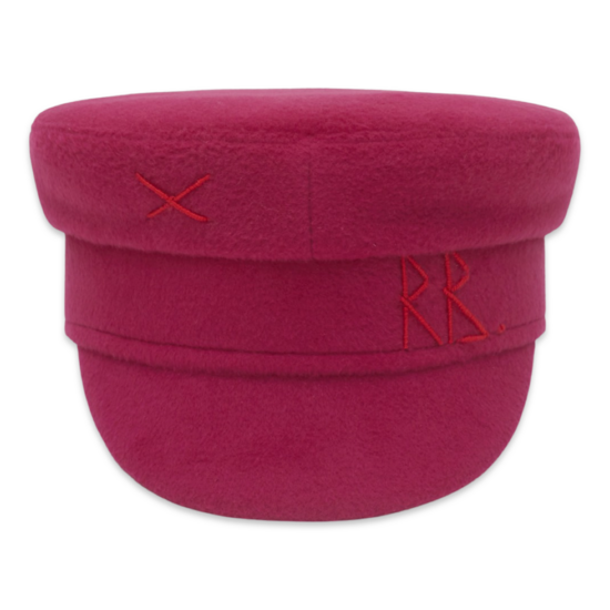 Monogram Embroidered Baker Boy Cap Monogram Embroidered Baker Boy Cap
