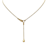 Amber gold plated necklace