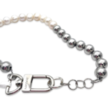 Pearl Beaded Chain silver