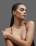 Silver Zircon Necklace