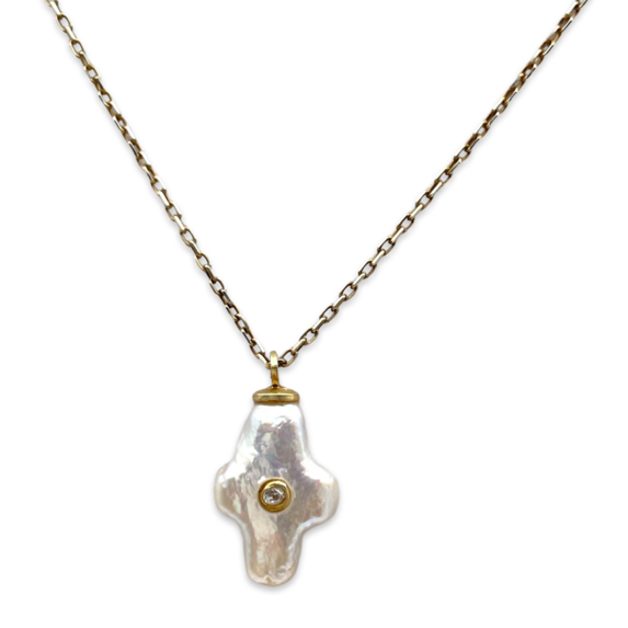 Gilded necklace